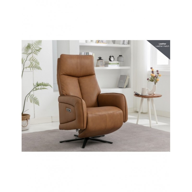 AM Prestige Swivel Chair Camel